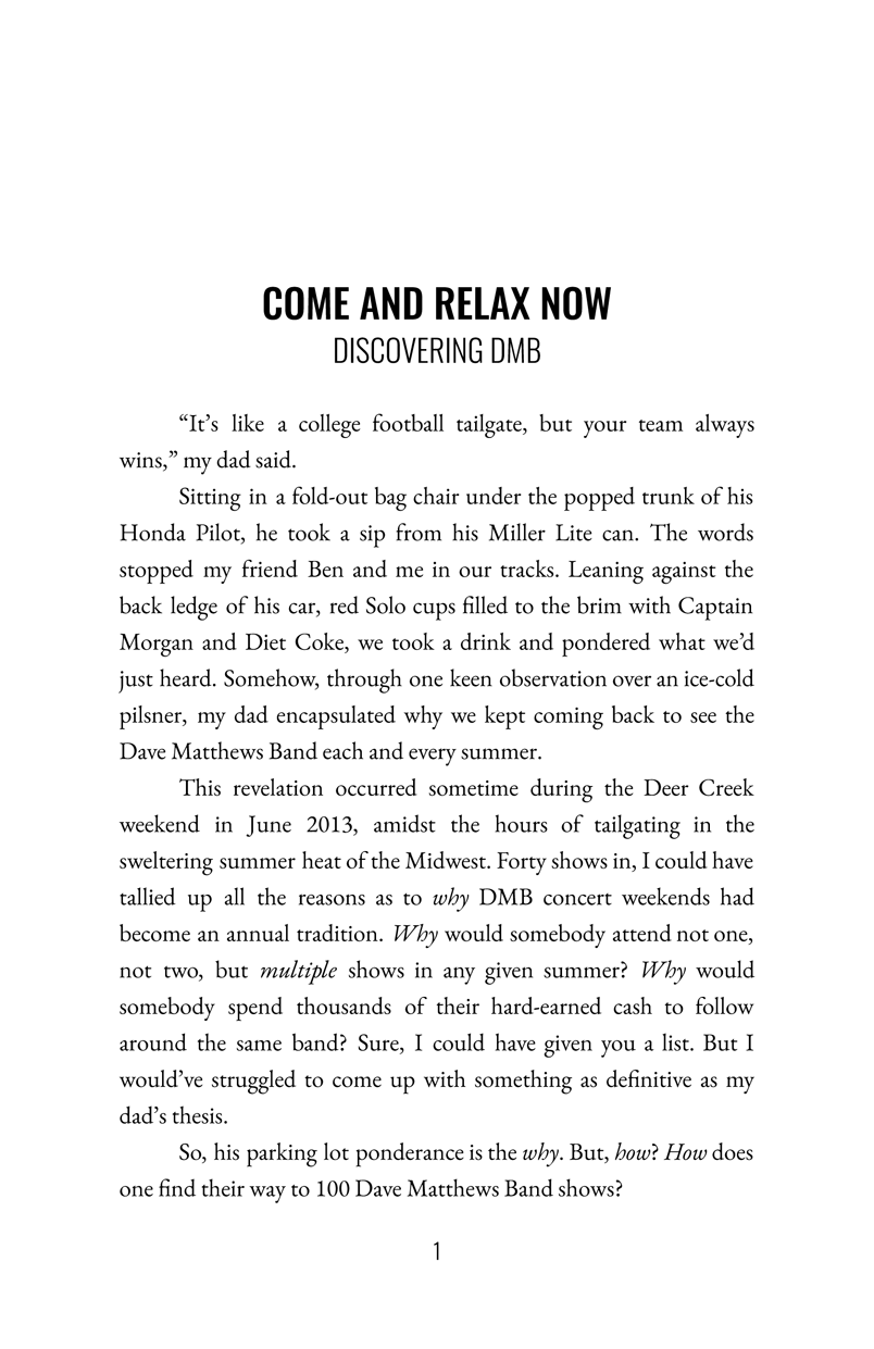 Sample page from Before These Crowded Seats
